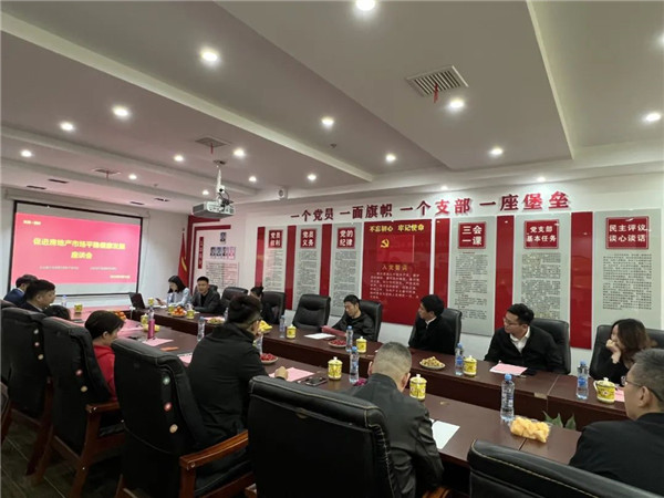 市古鎮(zhèn)公司領(lǐng)導(dǎo)參加促進(jìn)房地產(chǎn)市場(chǎng)平穩(wěn)健康發(fā)展座談會(huì)