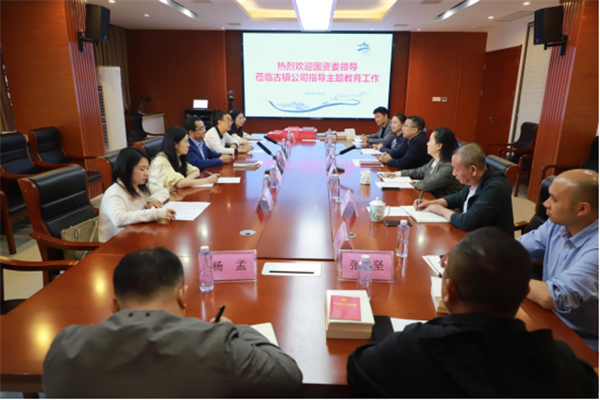市國資委領(lǐng)導(dǎo)帶隊(duì)指導(dǎo)推進(jìn)公司主題教育工作